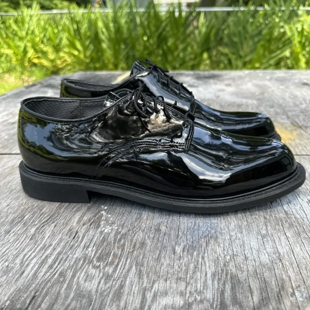 Military Bates Men’s 11.5 E Uniform Dress Shoes Vibram Black No Insoles 275